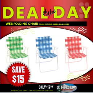 rio web chair - green blue red
