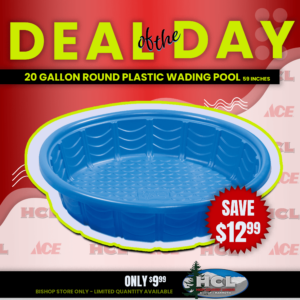 blue wading pool