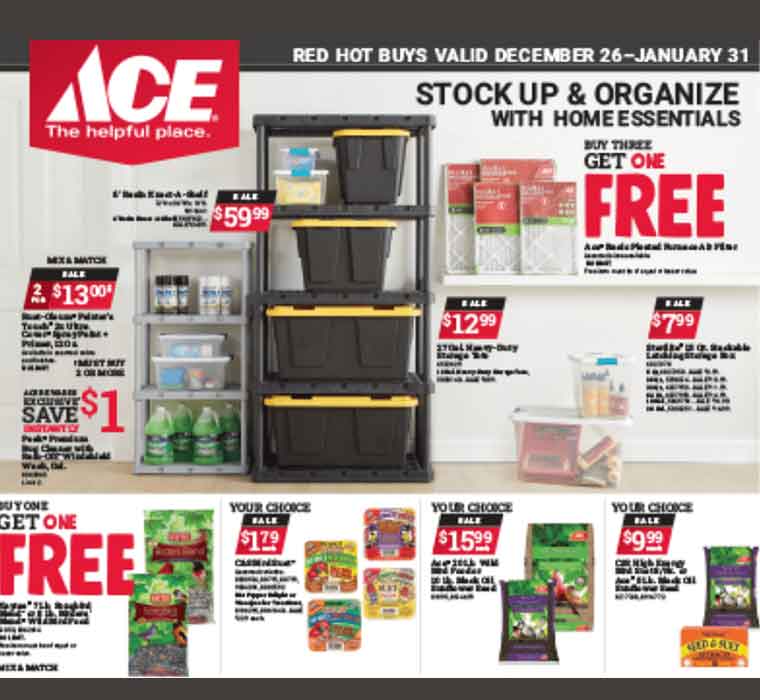 2024 January Red Hot Buys at High Country Lumber ACE Hardware